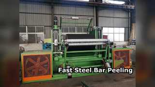 Steel Bar Peeling Machine 0-15m/min Boost Efficiency