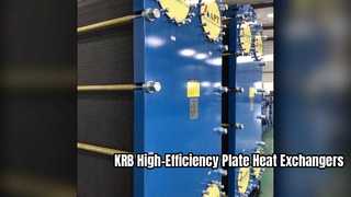 KRB High-Efficiency Plate Heat Exchangers