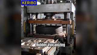 Tire rubber vulcanizing machine